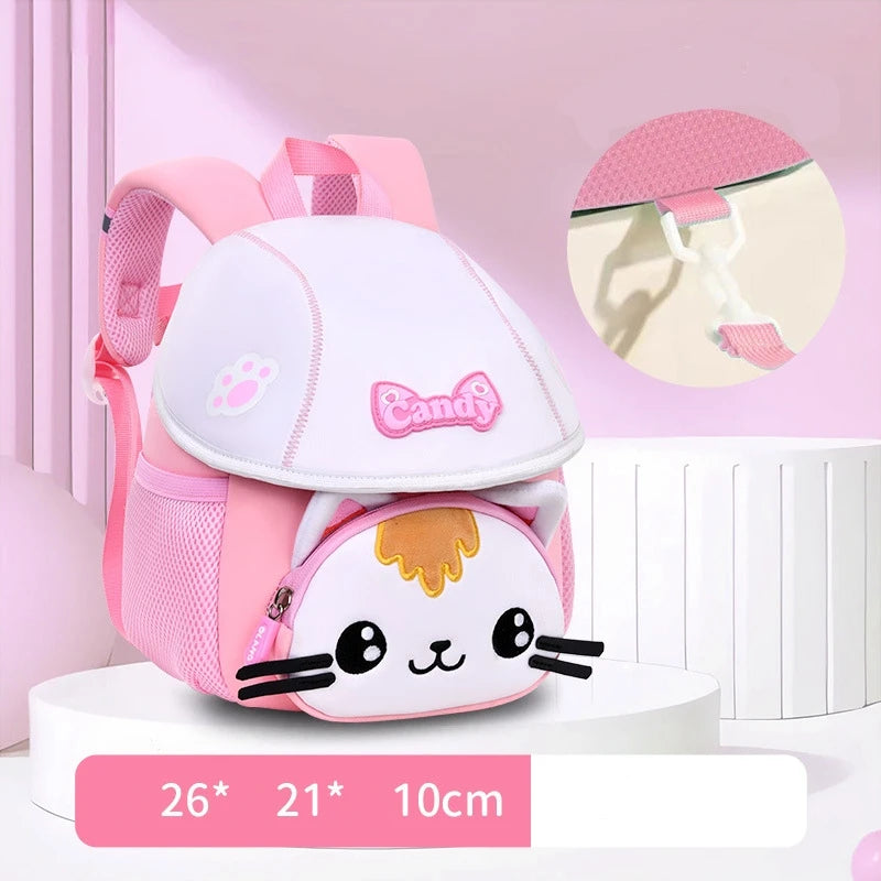 New Kindergarten Schoolbag Cute Little Hat Children Go Out to Play Anti-lost Backpack Good Quality School Backpacks 2024 -