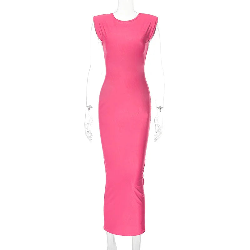 Elegant Backless Maxi Dress -