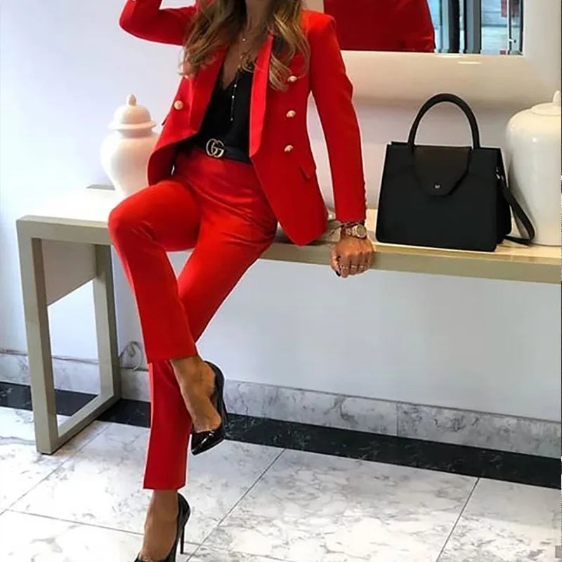 Two Piece Pants Set Women -