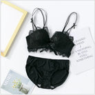 Women Lace Bra & Underwear Set (wireless padded) -