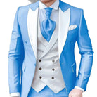 Slim Fit Suit for Men - Elegant 3 Piece Wedding Tuxedo Set -