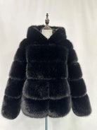 Fox Fur With Hood -