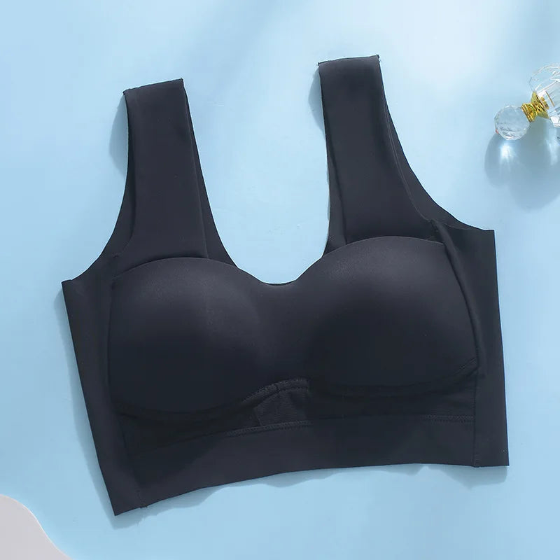 Ice Silk Seamless Plus Size Sports Brah -