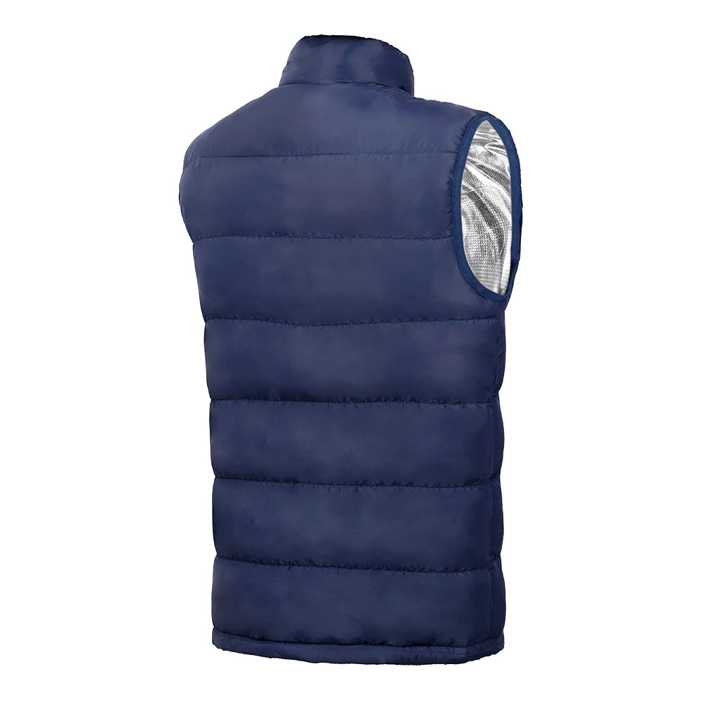 Stay warm and comfortable in cold weather with this electric heated jacket. With 9 heated vest zones and a unisex design, this heated sportswear is perfect for both men and women to stay cozy during outdoor activities in chilly conditions. -
