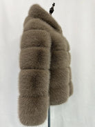 Fox Fur With Hood -