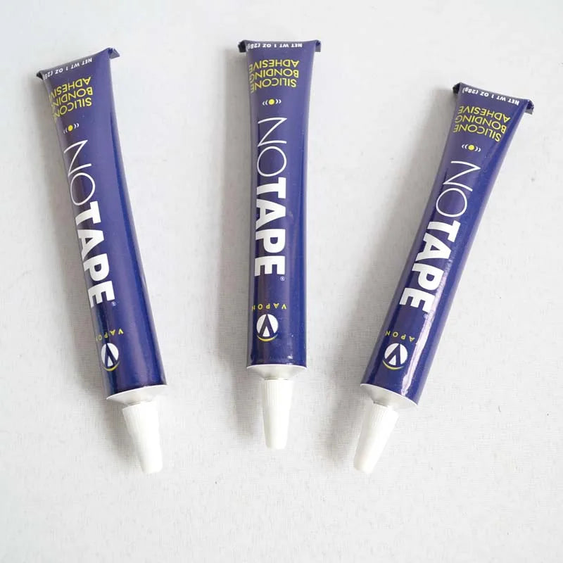 No Tape Lace Glue Waterproof Hair Systems Adhesives Strong Hold Wig Glue for Frontal Invisible Hair Bonding Glue Latex-Free -