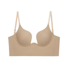 Wholesale French Style Underwire Female Small 32 34 36 38 ABC Boobs Fixed Cup Gathered U-shaped Sexy Back Push-up Lingeries Bra -
