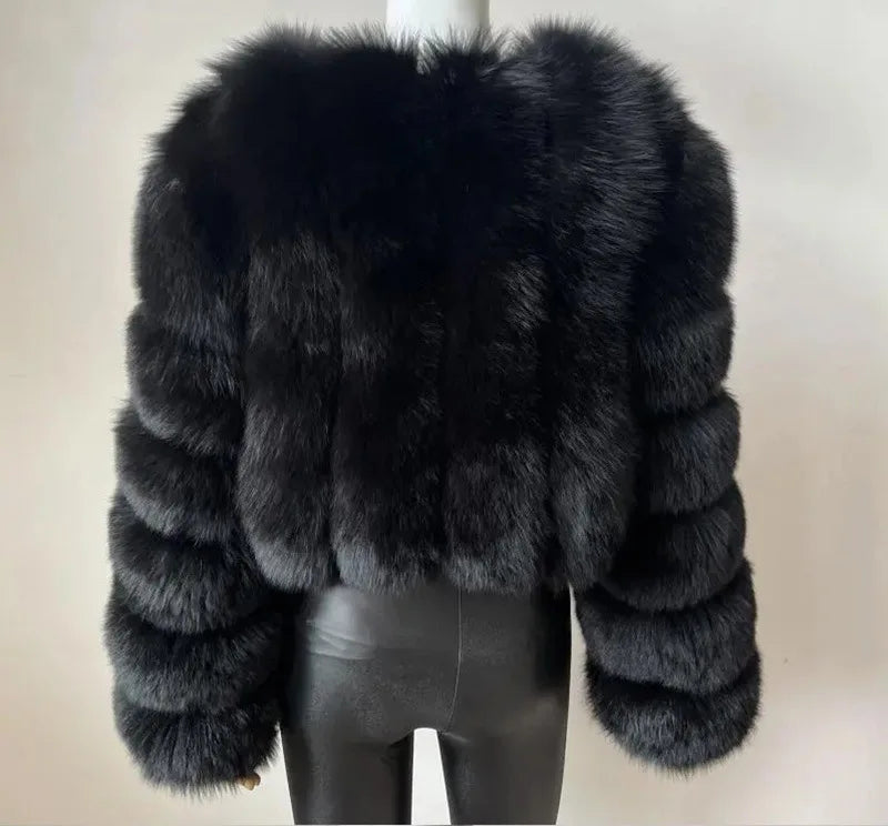 Knitted Fur Coat -