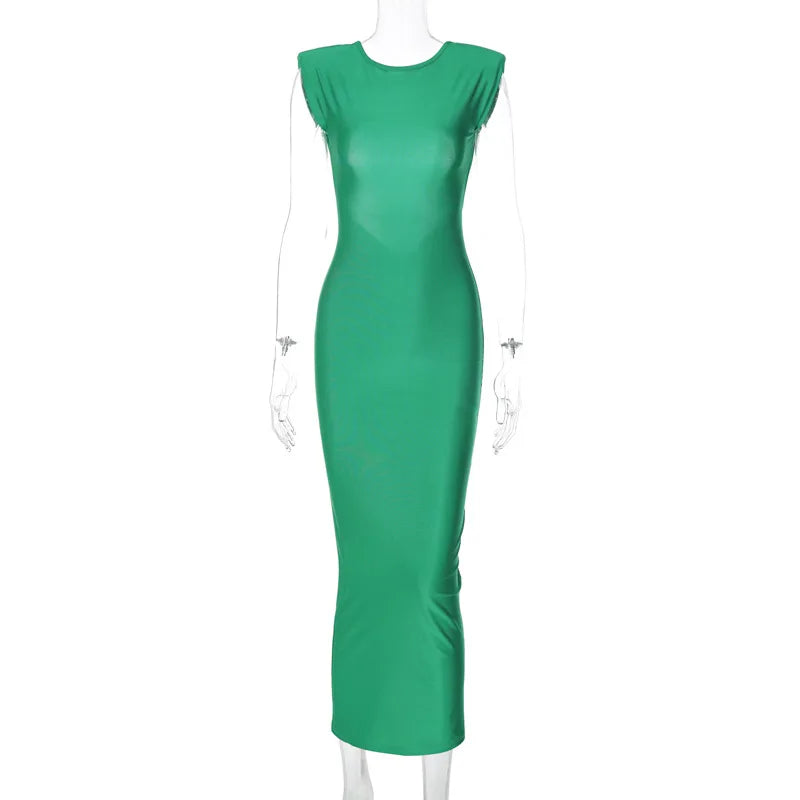 Elegant Backless Maxi Dress -