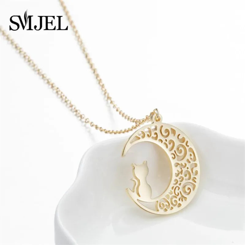Simple Long Necklace with Arrow Pendant -