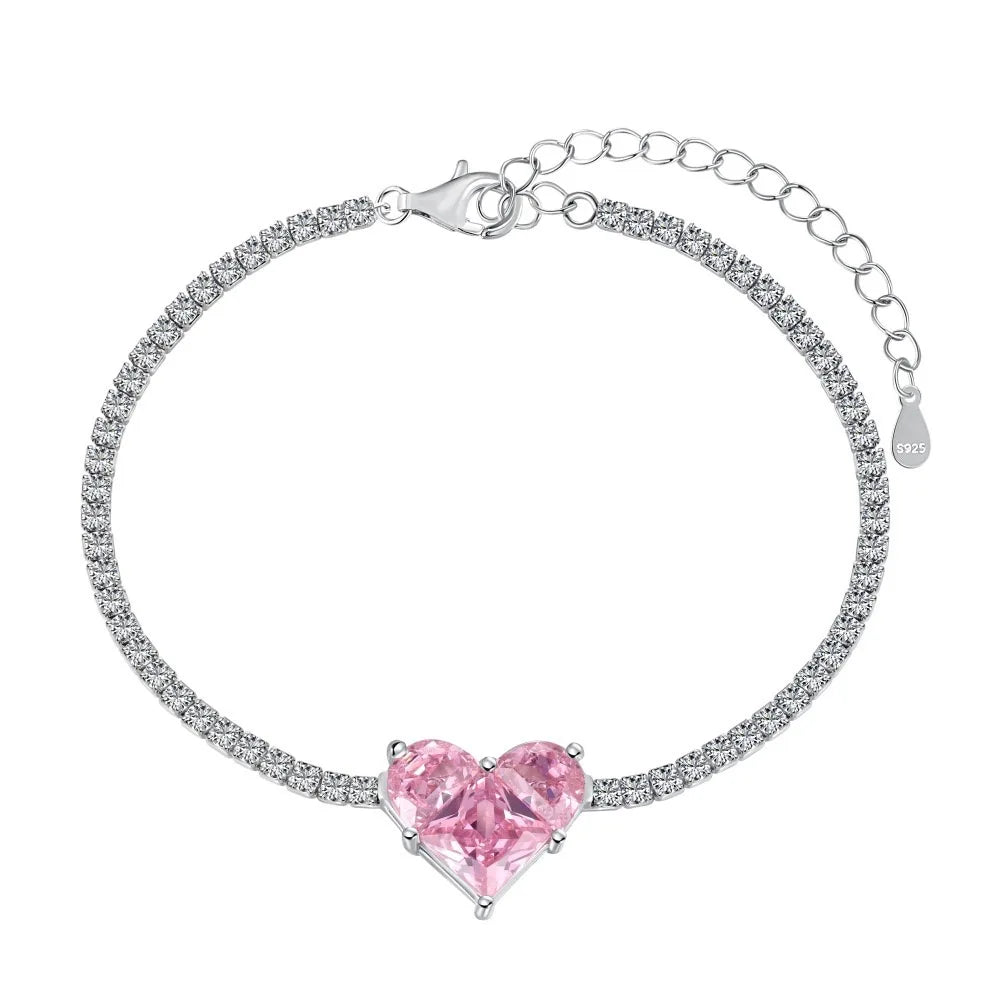 Sterling Silver Tennis Bracelet -