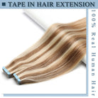S-noilite Tape In Human Hair Extensions 2.5g/pc Straight Glue In Real Hair Extensions Human Hair Seamless Invisible Double Sides -