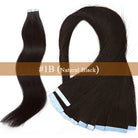 S-noilite Tape In Human Hair Extensions 2.5g/pc Straight Glue In Real Hair Extensions Human Hair Seamless Invisible Double Sides -