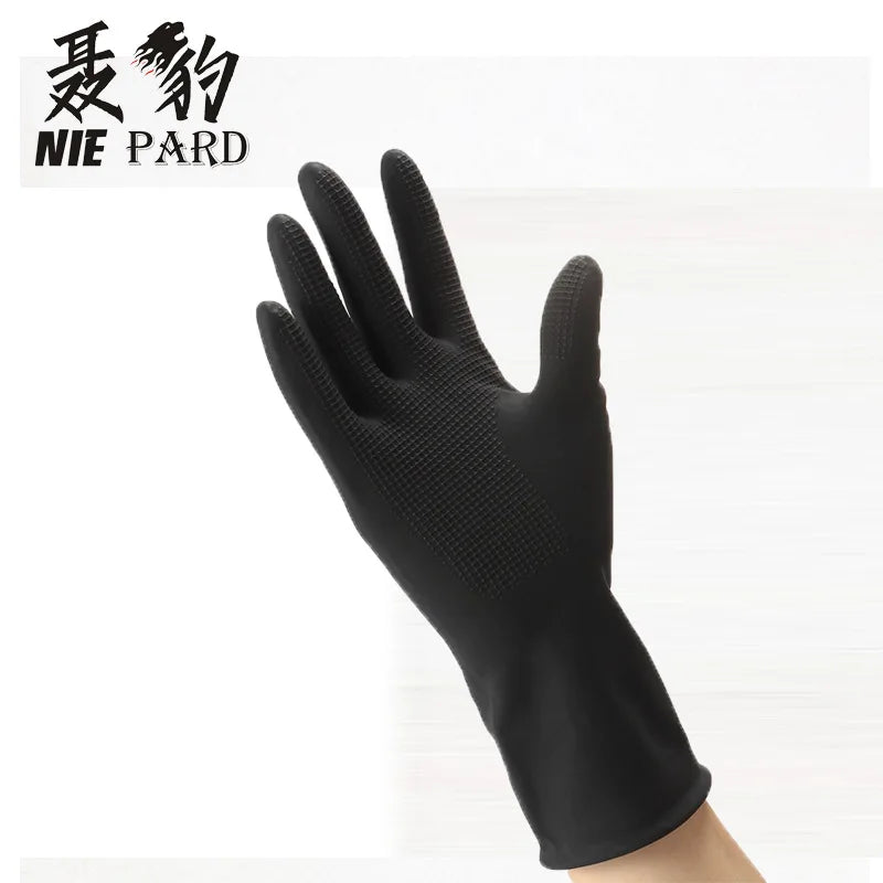 Hairdressing Heat Resistant Gloves Hair Straightener Perm Gloves Salon DIY Hair Styling Tools Anti-skid Hair Dying Gloves -