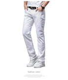 Men White Jeans Slim Fit -