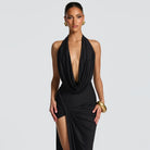 Halter Neck Dress -