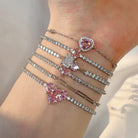 Sterling Silver Tennis Bracelet -