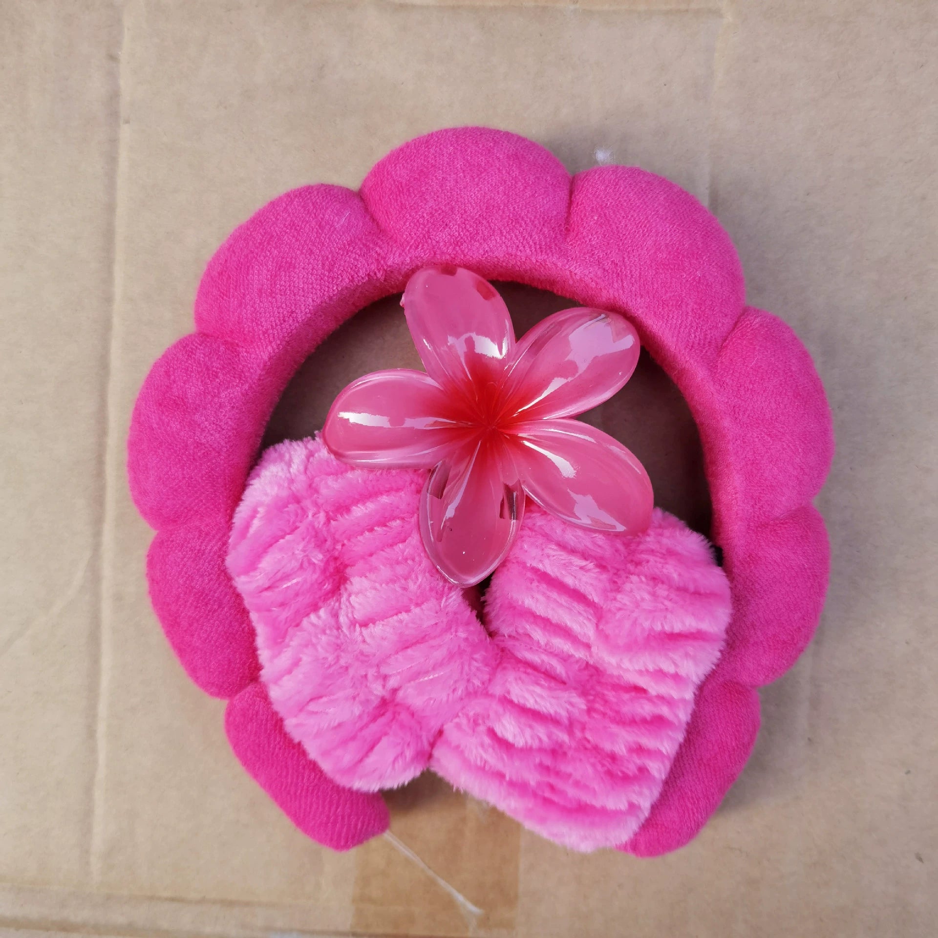 Fashionable Korean Velvet Fabric High Cranial Headband -