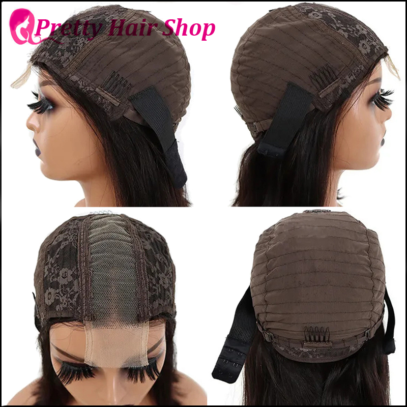 12A Double Drawn 2*6 Short Bob Wigs Brazilian Human Hair Wig -