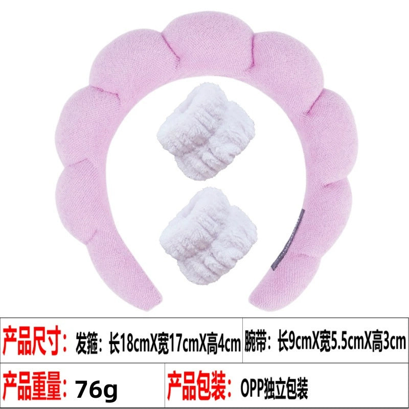Fashionable Korean Velvet Fabric High Cranial Headband -