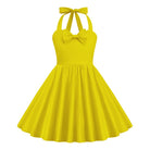 Hong Kong Style Retro Girl Western Style Polka Dot Short Sleeve Fashion Performance Costume Kids Cute Big Swing Dress European and American Summer -