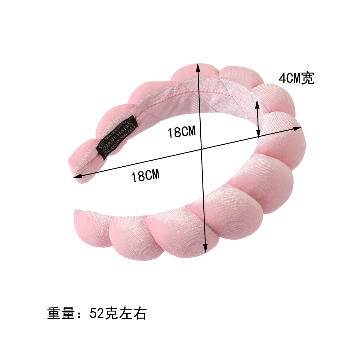 Fashionable Korean Velvet Fabric High Cranial Headband -