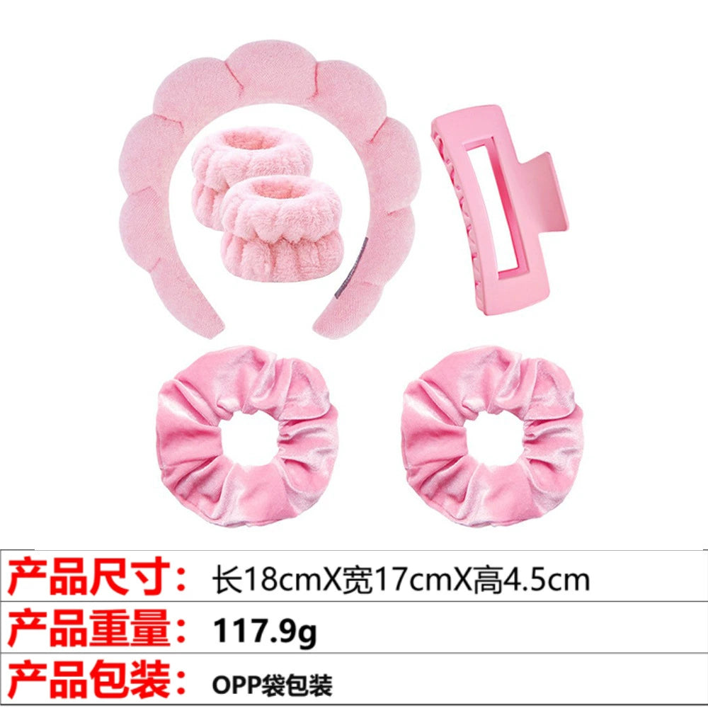 Fashionable Korean Velvet Fabric High Cranial Headband -