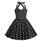 Hong Kong Style Retro Girl Western Style Polka Dot Short Sleeve Fashion Performance Costume Kids Cute Big Swing Dress European and American Summer -