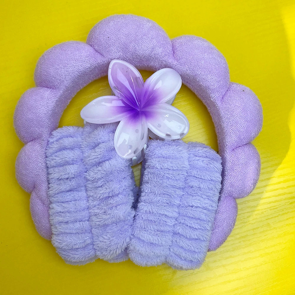 Fashionable Korean Velvet Fabric High Cranial Headband -