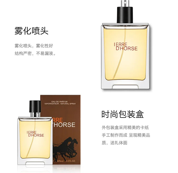 50ml Cologne Perfume Men Fresh Energetic Spicy Fougere Earthy Woody Tones Perfume Long Lasting Parfum Cologne Dating Deodorants -