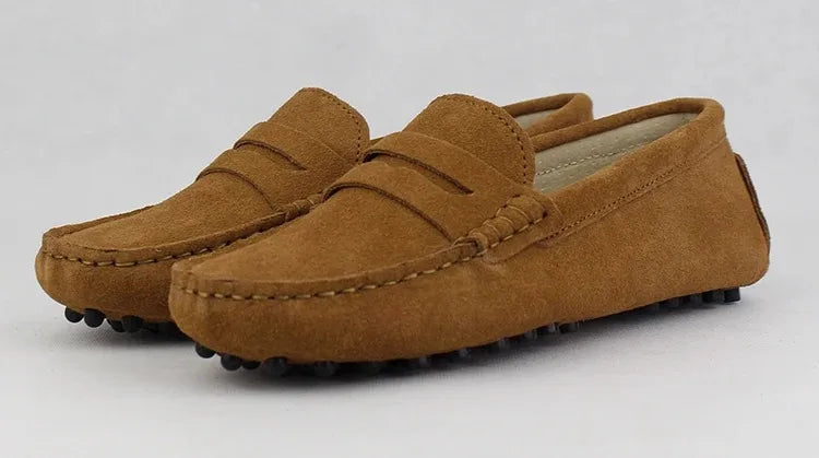 100% Genuine leather Women flats Fashion Handmade Women Casual leather shoes Leather Moccasin Women Driving Shoes Loafers -