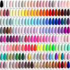 Explore your creativity with this comprehensive set of 129 colors of 7ML nail gel polish. Perfect for nail art enthusiasts, these semi-permanent colors allow for endless possibilities and stylish designs. -