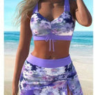Make a fashionable statement at the beach or pool with this chic women's bathing suit! -