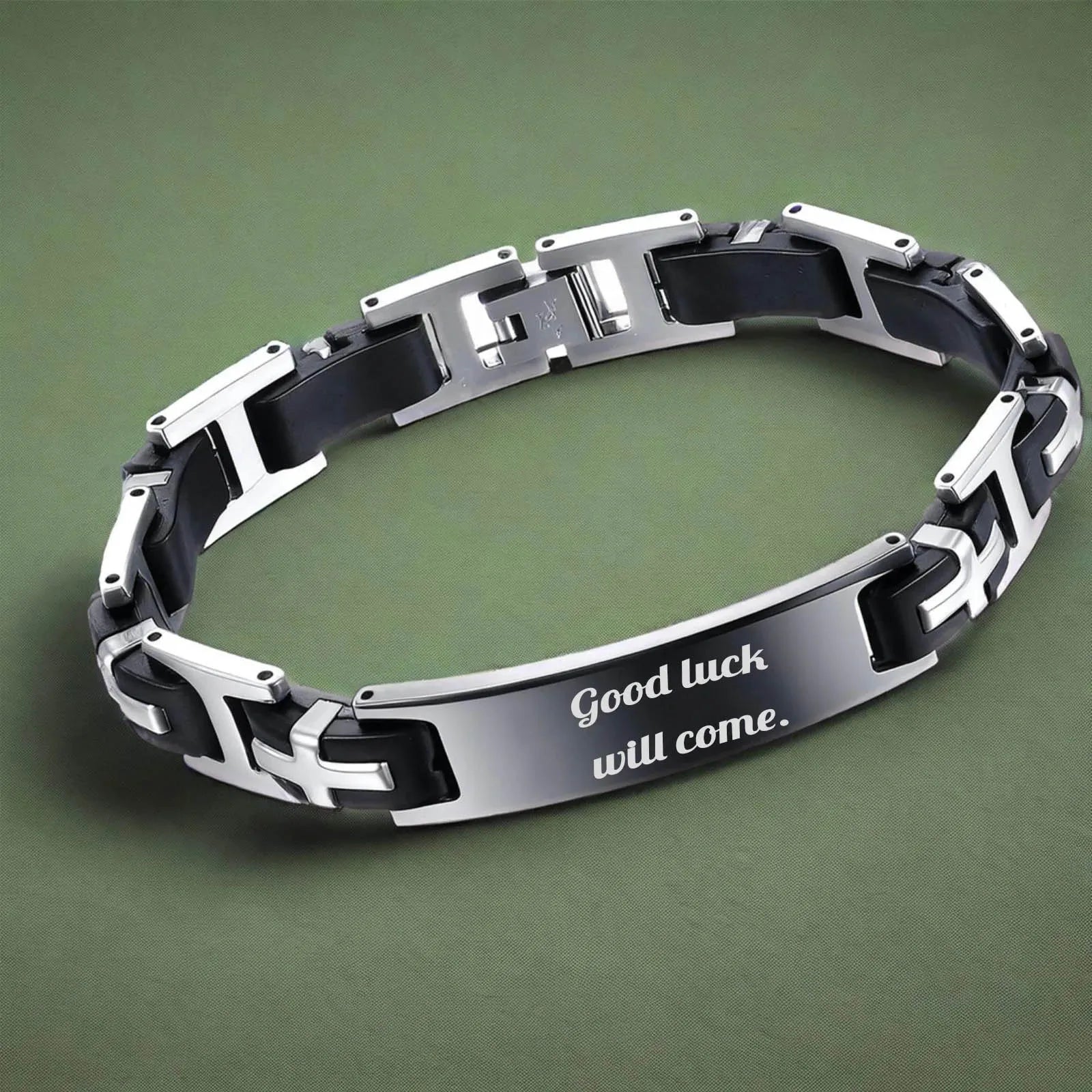 Christian Black Faith Cross Bracelets -