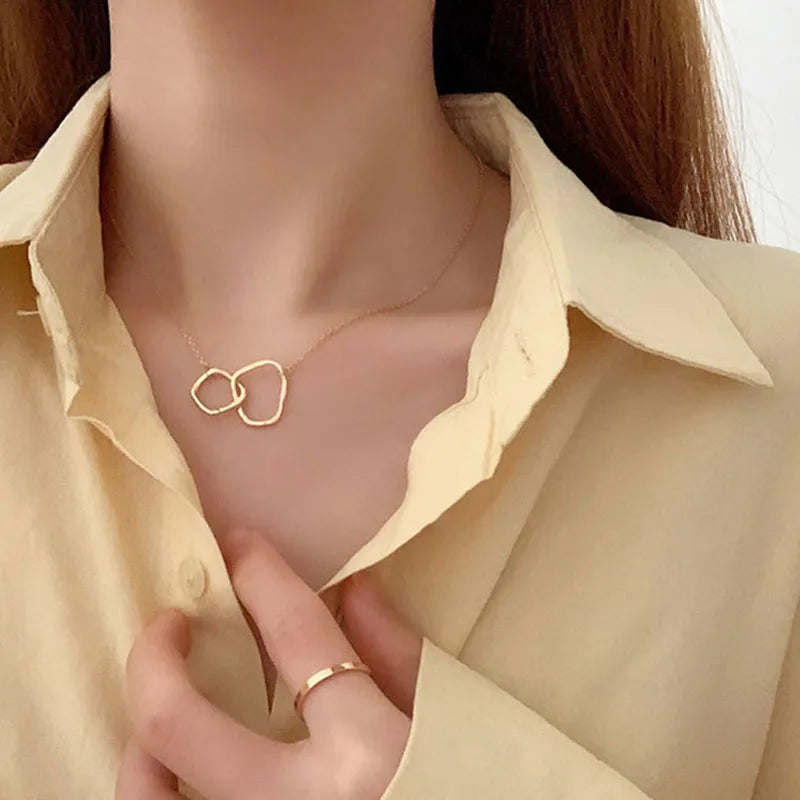 Two Round Shaped Necklaces -