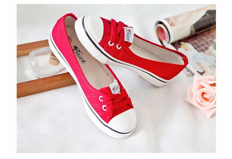 2023Sneakers Shoes for Women Zapatillas Mujer Solid Sapatilha Feminina Zapatilla Tenis Feminino Lace-up White Chaussures Plates -