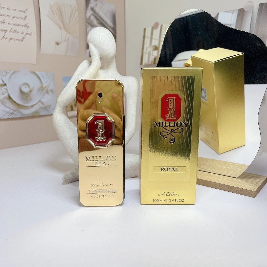 Men's Eau de Toilette 100ml, Spicy Woody Amber Scent, Long Lasting Fragrance, Elegant Gift Box, Day to Night Wear -