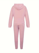 Women's warm hooded sweat suit -