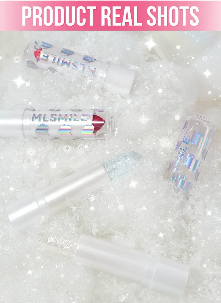 Diamond Metallic Pearlescent Lipstick Shiny Non-stick Cup Matte Velvet Waterproof Lip Stick Sexy Red White Lips Makeup Cosmetics -