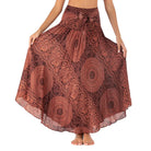 Bloom in style with this fashionable women's flower skirt—featuring an elastic waist for comfort and a beautiful flowy bottom, perfect for any outfit or costume! -