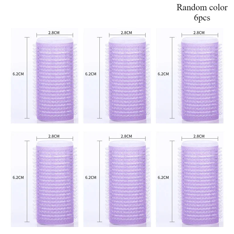 Hair Rollers Self Grip Hook Hair Curlers Heatless Roller Salon Dressing Curlers Jumbo Size Sticky Hair Styling Tools -