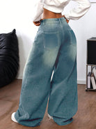Stay cool and comfy in these trendy baggy jeans for women! -