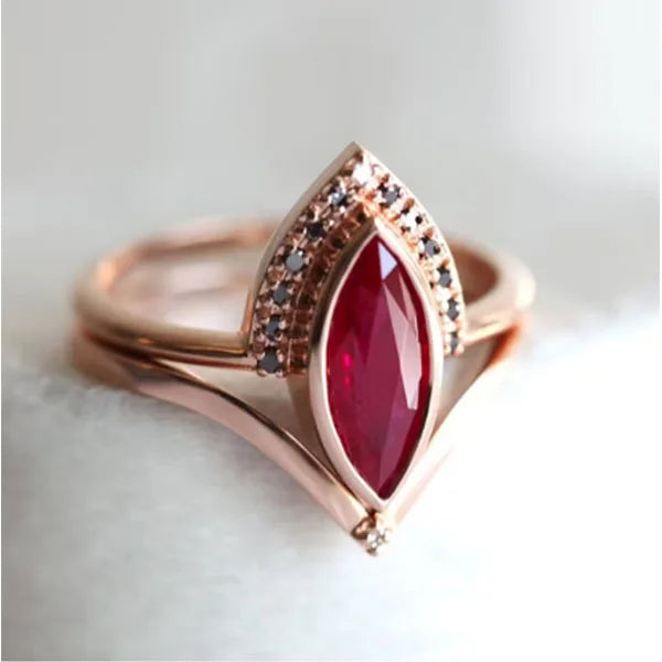 Exquisite Fashion Silver Color Engagement Rings -