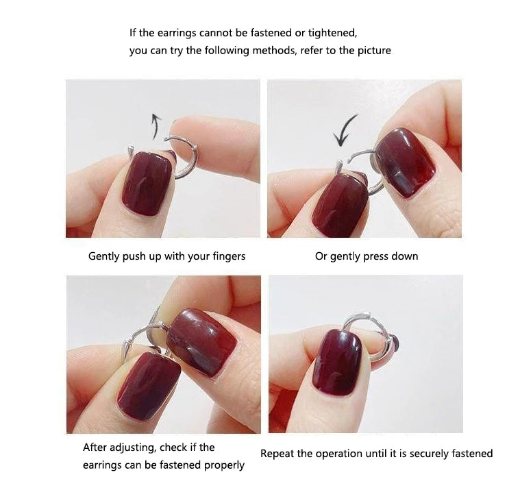 Sterling Silver round Earrings -