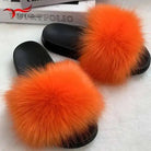 Faux Fur Slippers Women -