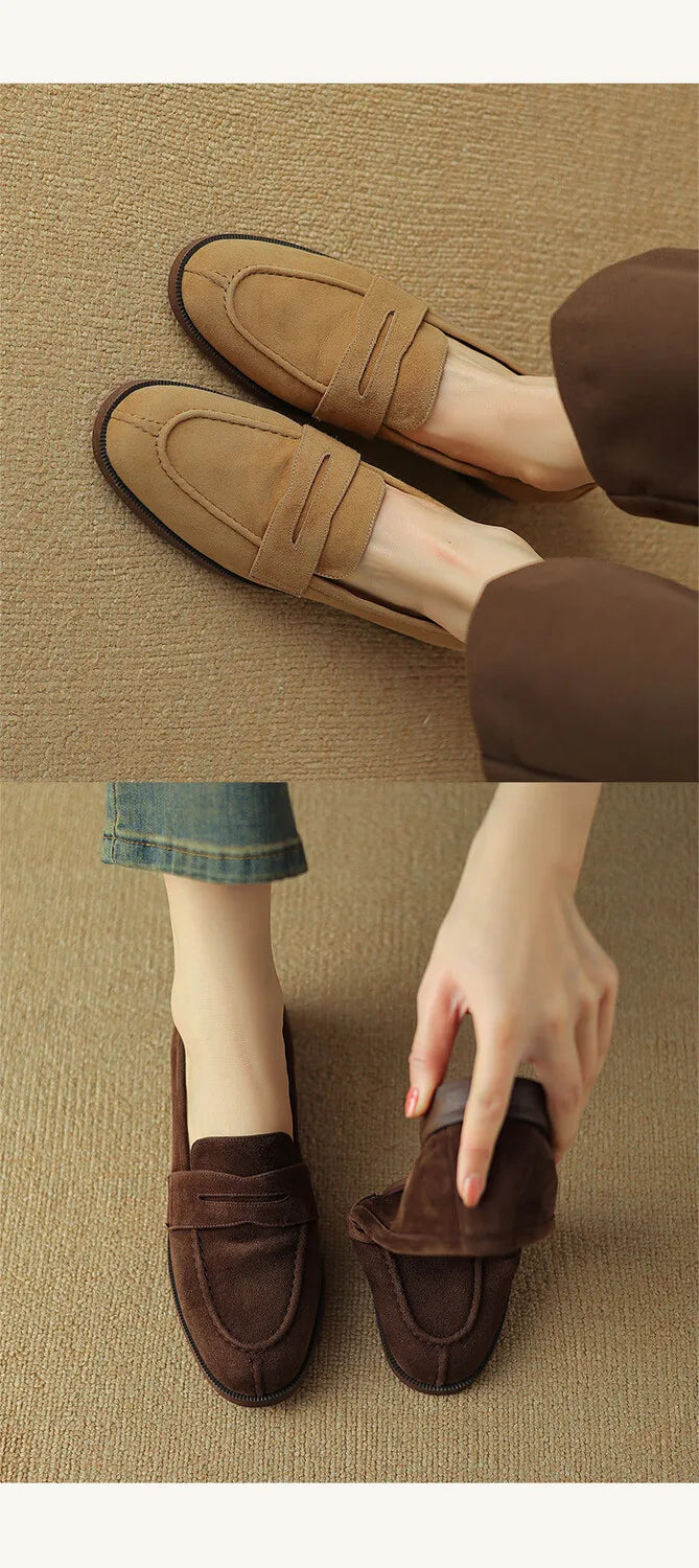 Brown Casual Flats -