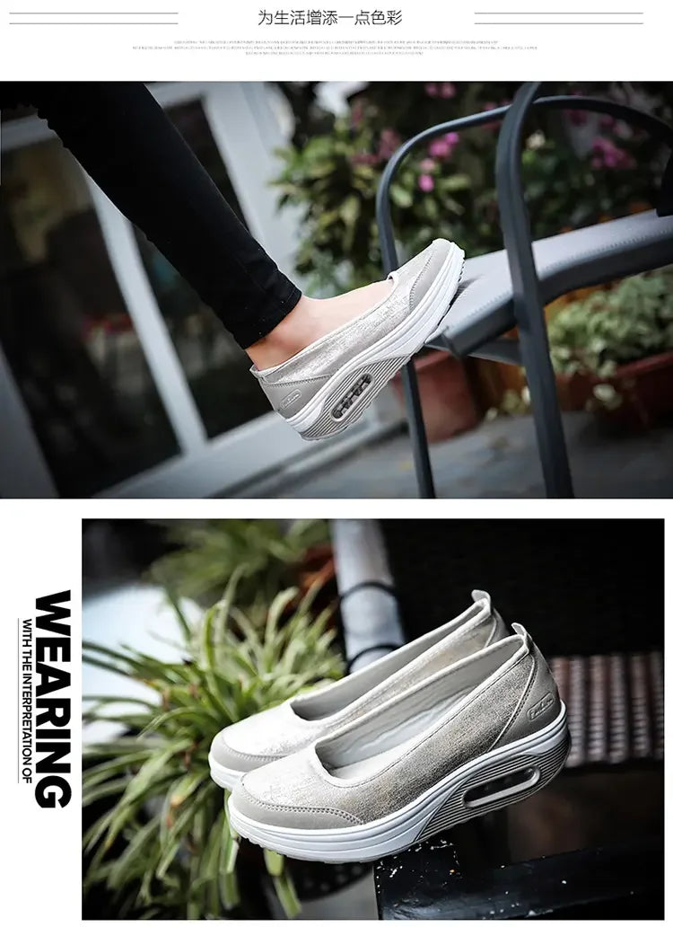 Shoes for Women Shoes 2025 New Flats Women Loafers Slip on Shoes Woman Tenis Feminino Casual Outdoors Plus Size Woman Sneakers -