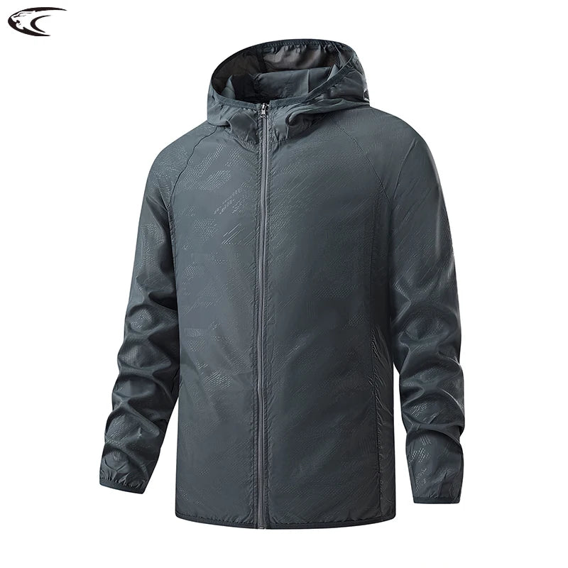 Stay protected during hiking adventures with these waterproof jackets for men and women. Featuring sun protection and windproof capabilities, these jackets are perfect for outdoor excursions, keeping you comfortable and shielded from the elements. -