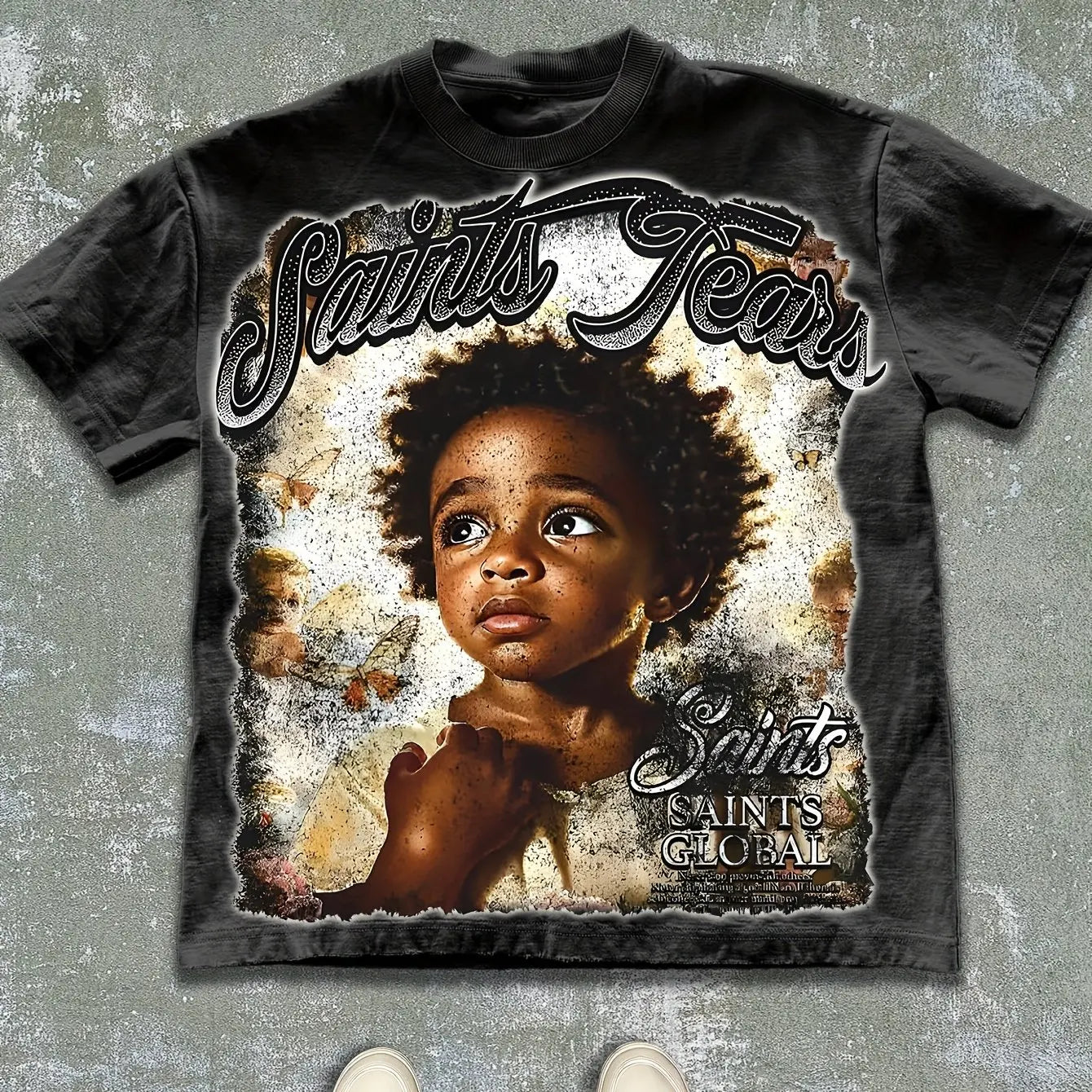 Men's Saints Tears Graphic T-Shirt (Saints) -