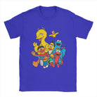 Show off some fun vibes with this men's Sesame Street novelty cotton tee! -